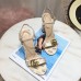 Gucci Logo Leather with Double G 7/10cm Heel Sandals 2018