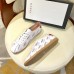 Gucci Guccy Falacer Leather Stamp Print Sneakers 519531 White 2018