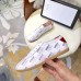Gucci Guccy Falacer Leather Stamp Print Sneakers 519531 White 2018