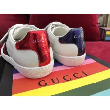 Gucci Ace Sneaker With Removable Patches 481151 White 2017