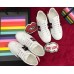 Gucci Ace Sneaker With Removable Mouthc/Cloud Patches 470342 White 2017