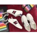 Gucci Ace Sneaker With Removable  Embroidered Terry Panther With Studs ‎477107 White 2017