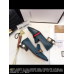 Gucci Leather Double G mid-heel preal loafer shoes Navy(Y30-721702)