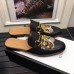 Gucci Pricetown Horsebit Detail Embroidered Tiger Head Men's Slipper 457135 Black 2017