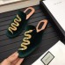 Gucci Velvet Crystal Embroidered Snake Evening Men's Slippers 459094 Green 2017
