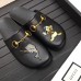 Gucci &amp; Disney Horsebit Detail Embroidered Leather Men's Slipper 459090 Black 2017