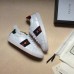 Gucci Ace Leather Embroidered Panther Head Low-top Sneaker 457131 White
