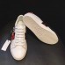 Gucci Ace Leather Embroidered Pierced Heart Low-top Sneaker 472990 White