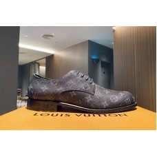 Louis Vuitton 1A5GKH LV Voltaire derby Shoe in Monogram Eclipse Canvas