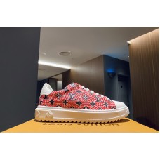 Louis Vuitton 1A85MU LV Crafty Time Out sneaker in Red Printed calf leather