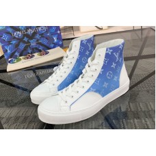 Louis Vuitton 1A8AH5 LV Tattoo sneaker boot in Monogram Clouds canvas