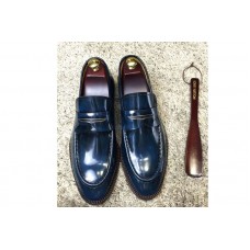 Louis Vuitton 1A3N22 LV Varenne Loafer And Shoes Blue Leather
