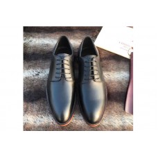 Louis Vuitton LV City Derby Shoes Black Calf Leather