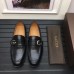 Gucci Black Leather GG Loafer