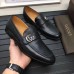 Gucci Black Leather GG Loafer