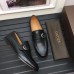 Gucci Black Leather GG Loafer