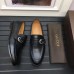 Gucci Black Leather GG Loafer