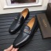 Gucci Black Leather GG Loafer