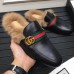 Gucci Black Princetown Leather Slipper With Double G