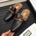 Gucci Black Princetown Leather Slipper With Double G