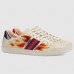 Gucci Men's Ace White Sneaker With Flames