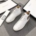 Gucci Men's White High-top Sneaker With Tiger