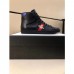 Gucci Men's Ace Embroidered Bee High-top Black Sneaker