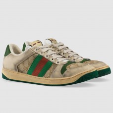 Gucci Men's Beige Screener GG Sneaker