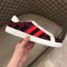 Gucci Men's Red Ace GG Wool Sneaker