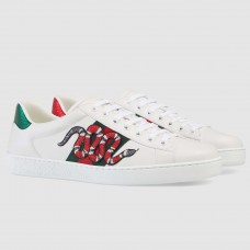 Gucci Men's Ace Embroidered Kingsnake Sneaker