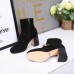 Gucci Black Velvet Ankle Boot With Bee