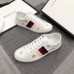 Gucci White Women Ace Sneaker With Bees and Stars