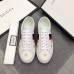 Gucci White Women Ace Sneaker With Bees and Stars