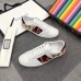 Gucci White Women Ace Embroidered Loved Sneaker