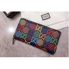 Gucci 601079 GG Psychedelic zip around wallet in GG Psychedelic Supreme canvas