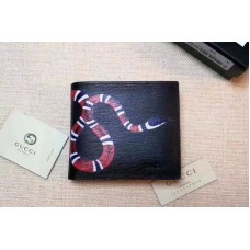 Gucci Snake print Calf Leather wallet 451268