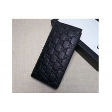 Gucci 307774 Signature long wallet Black