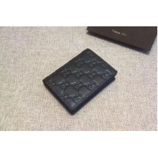 Gucci 410120 Signature card case Black
