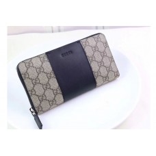 Gucci 451249 GG Supreme zip around wallet