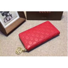 Gucci 409342 Icon Gucci Signature wallet Red