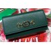 Gucci 573612 Zumi grainy leather continental wallet dark green grainy leather