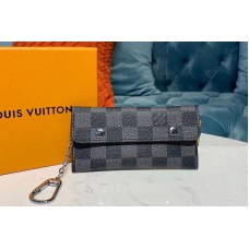 Louis Vuitton M60029 LV Multicles Rabat Wallet Damier Graphite Canvas