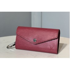 Louis Vuitton M56247 LV Key Pouch in Red Epi leather