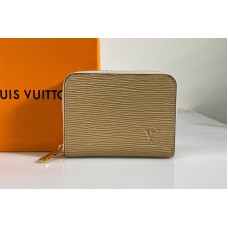 Louis Vuitton M60152 LV Zippy coin purse in Beige Epi Leather