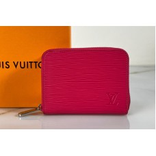 Louis Vuitton M60152 LV Zippy coin purse in Rosy Epi Leather