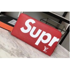 Louis Vuitton M60305 Epi Leather Supreme X Zippy Wallet Red