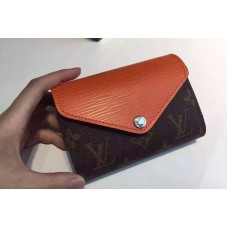 Louis Vuitton M60495 Epi Leather and Monogram Canvas Marie Lou Compact Wallet