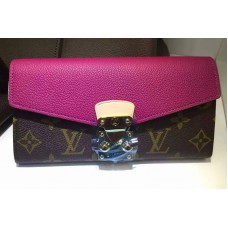 Louis Vuitton M56241 Monogram Canvas Pallas Wallet Grape