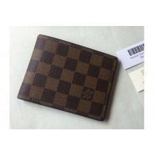 Louis Vuitton N63167 Multiple Wallet Damier Ebene Canvas