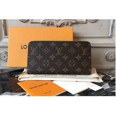 Louis Vuitton M41895 Monogram Canvas Zippy Wallet Fuchsia